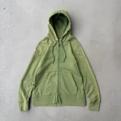 00s OLD GAP 短丈　ジップパーカー　鬼フェード　Y2K cityboy