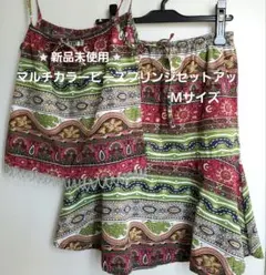 멀티컬러 비즈 프린지 셋업
