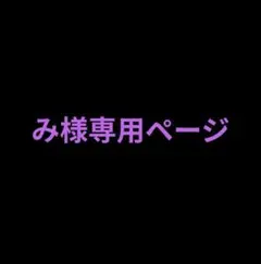 み様専用ページ