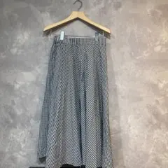 フレアロングスカート ギンガムチェック　UNIQLO ユニクロ