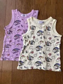 skipland キッズ タンクトップ 2枚セット 110cmのサムネイル