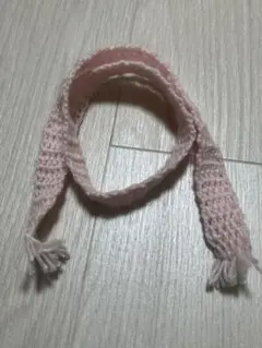 ぬいぐるみ用・マフラー薄ピンク