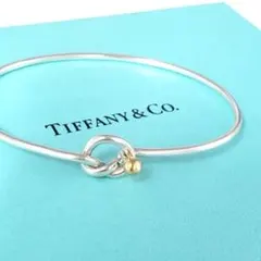TIFFANY　ティファニー　バングル　ラブノット　925 750のサムネイル