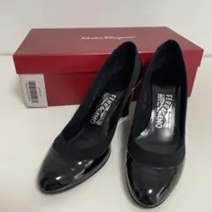 ✨未使用✨Ferragamo フェラガモ　ウェッジヒール パンプス 22.5cm 2025年最新】Salvatore Ferragamo ソールヒール形：ウエッジ