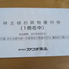 2026年最新】カワチ薬品 優待券の人気アイテム - メルカリ