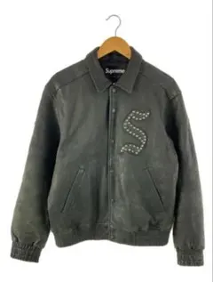Supreme Pebbled Leather Varsity Jacketのサムネイル