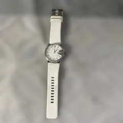 DIESEL ホワイトレザー 腕時計