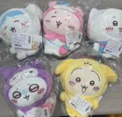 【新品】全種セット！ちいかわ×サンリオキャラクターズ ぬいぐるみ