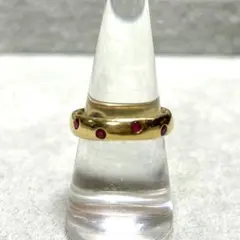 Tiffany&Co. ティファニー 18K ゴールド ルビー レディースリング
