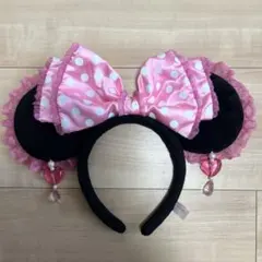 東京ディズニーリゾート カチューシャ ピンクドット