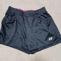 ブラックショートパンツ ポリエステル100%