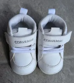 CONVERSE ホワイト スニーカー マジックテープ　13 センチ