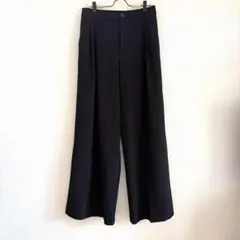 ZARA ブラック 極太パンツ　M