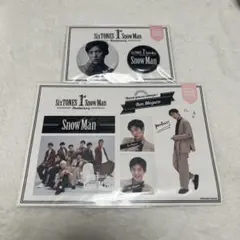 SnowMan 1st Anniversary 目黒蓮　缶バッチ