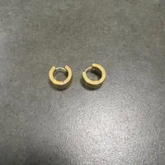 ゴールド フープピアス 小型