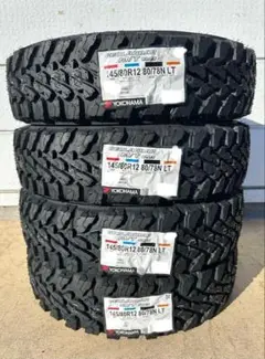 全国送料込★ヨコハマゴツゴツ★ジオランダーMT★145/80R12★軽トラ軽バンのサムネイル