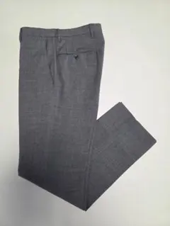 【美品】インコテックス　Super100's　ウールトロピカル　薄灰　42　春夏