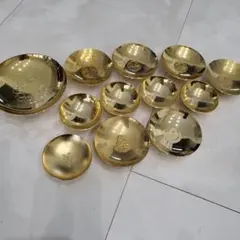 【桐箱入】金盃/金杯3個　純金の24KGP 永年勤続表彰記念　大阪府警察本部長 桐箱入】金盃/金杯3個 純金の24KGP 永年勤続表彰記念 大阪府警察本部長
