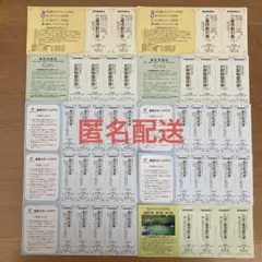 東武ゴルフ場　東武百貨店　東武スポーツクラブ　他 優待券