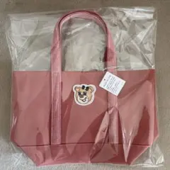 FEILER オールドテディワッペントートバッグ　ピンク