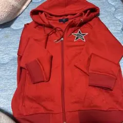 CALLAWAY レッド 星柄 ゴルフパーカー　ゴルフレディースパーカー