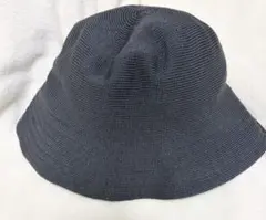 ユニクロ UVカットニットバケットハット 黒 ONE SIZE 帽子のサムネイル