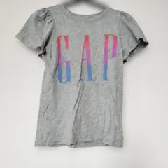 【GAP】【送料無料】 グラデーションロゴ 半袖Tシャツ グレー 130 キッズのサムネイル