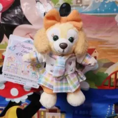 新作 ダッフィー ハートフェルトレターズ クッキーアン ぬいぐるみバッジ