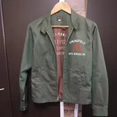 Pherrow's オリーブ色刺繍ジャケット 36