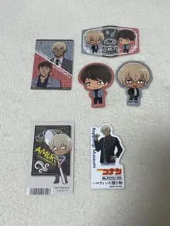 名探偵コナン 降谷・諸伏 ステッカーカード 6枚セット ノベルティ