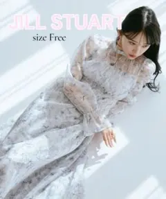 JILLbyJILLSTUARTシャイニーフラワーワンピ白花柄Fのサムネイル