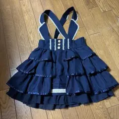 Amavel Fleur de lisレイヤードスカート ネイビー - メルカリ