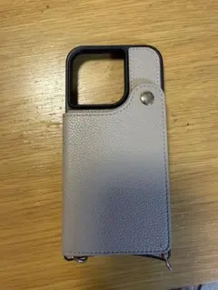 iPhone用レザー調ケース カードスロット付き