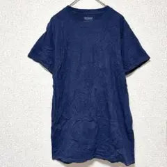 【S】ギルダン Tシャツ クルーネック 半袖 無地 紺 青 綿 デイリーのサムネイル
