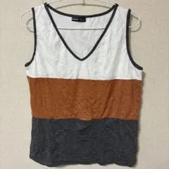シーイン タンクトップ Ｖネック ノースリーブ XL SHEIN ビーチ 夏のサムネイル