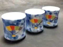昭和レトロ～扇子模様のおちょこ～湯のみ茶わん～☆