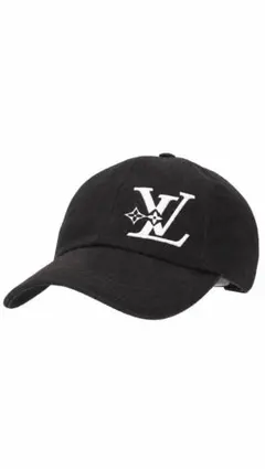 付属品あり★美品★ルイ・ヴィトン キャップ・LV スマッシュ ブラックのサムネイル