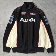Audi レーシングジャケット 刺繍ロゴ フルジップ ジャケット 3XLのサムネイル