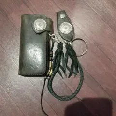 BIG TWIN バイカー用長財布 ブラック