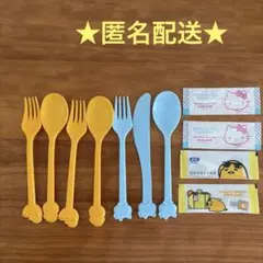 ハローキティ&ぐでたま ⭐︎ カトラリーセット