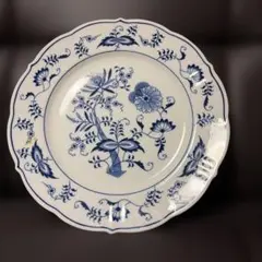 値下げ Zwiebelmuster チェコ製 ボヘミア ブルーオニオン 26cm - メルカリ