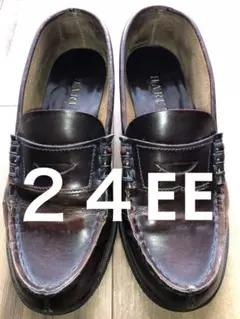 HARUTA ダークブラウン ローファー