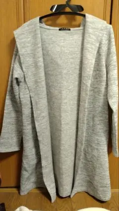 《早い者勝ち！試着のみ！》フード付き ロングカーディガン M INGNI