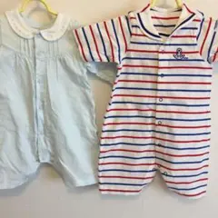 ミキハウス ロンパース  半袖半ズボン