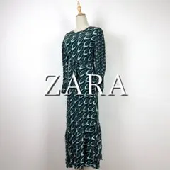 ZARA デザイン ワンピース レーヨン