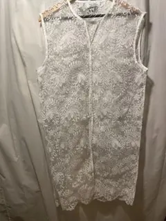 ホワイトレース ノースリーブチュニック