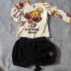 HYSTERIC MINI 長袖Tシャツとショートパンツセット
