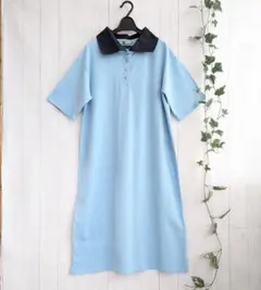 タグ付きSサイズ【クティール kutir 】配色カットソーワンピースのサムネイル