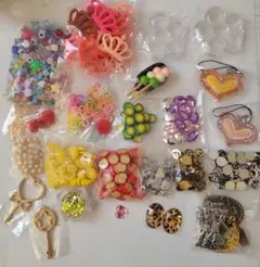 ビーズ　カボション　スライス　ストラップなどまとめ売り