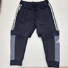 adidas ネイビー ジャージパンツ 3本ライン